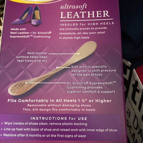 Dr. Scholls ultra soft leather insole for high heels - Picture 5 of 5